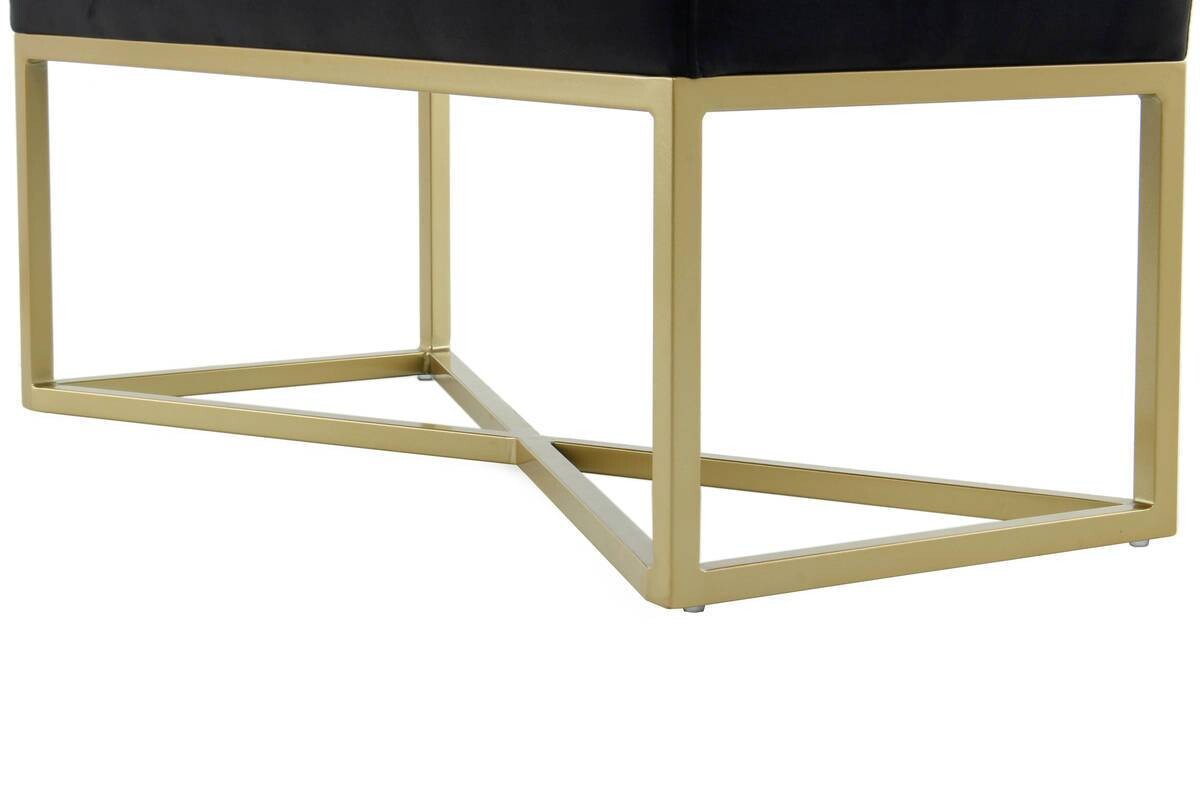 Sitzbank Diaz 101 schwarz B/H/T: ca. 40x40x90 cm