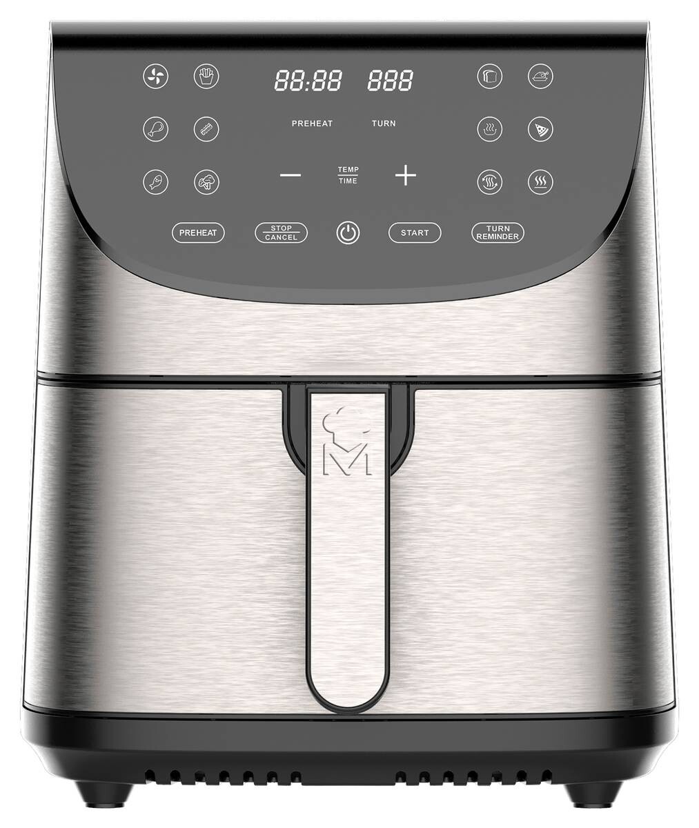 MASTERPRO Heißluftfritteuse BGMP-9309 Rocket silber Kunststoff B/H/T: ca. 42x78x39,5 cm ca. 7,5 l