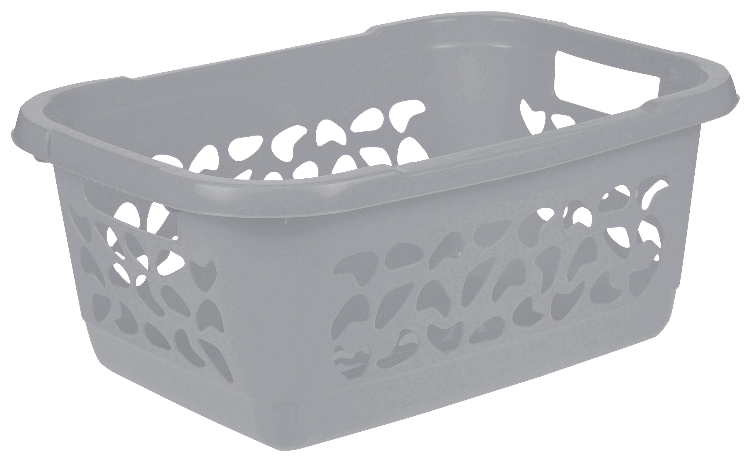 keeeper Wäschekorb grau B/H/L: ca. 40x23x55 cm