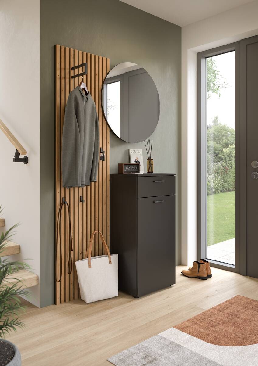 Garderobenpaneel Delton Eiche Artisan Nachbildung B/H/T: ca. 51x192x22 cm