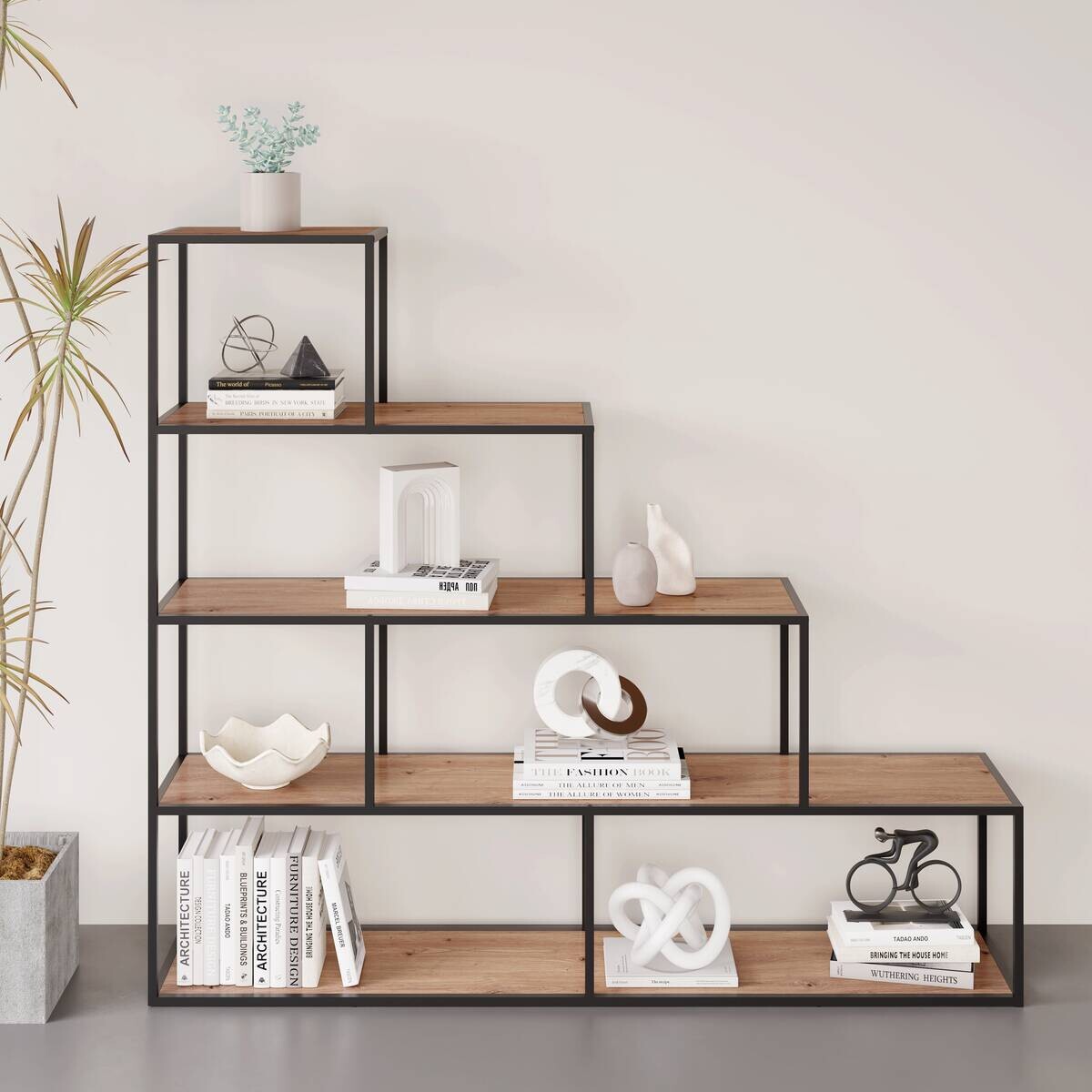 Raumteiler Cindy Holzoptik B/H/T: ca. 159x140x33 cm