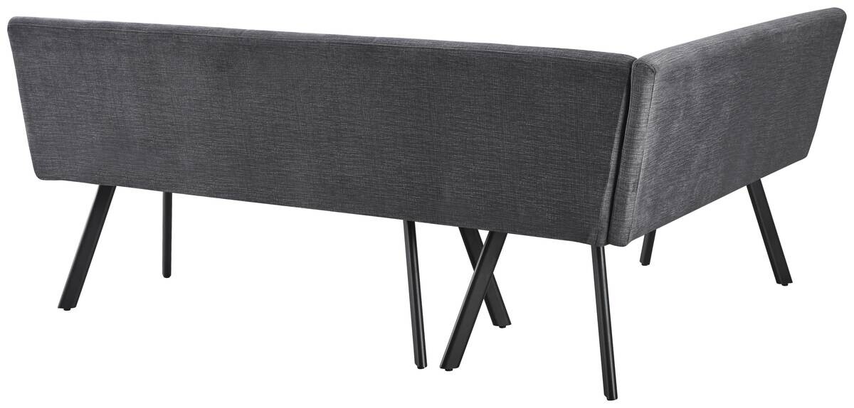 Eckbank Milos grau B/H/L: ca. 152x85x195 cm