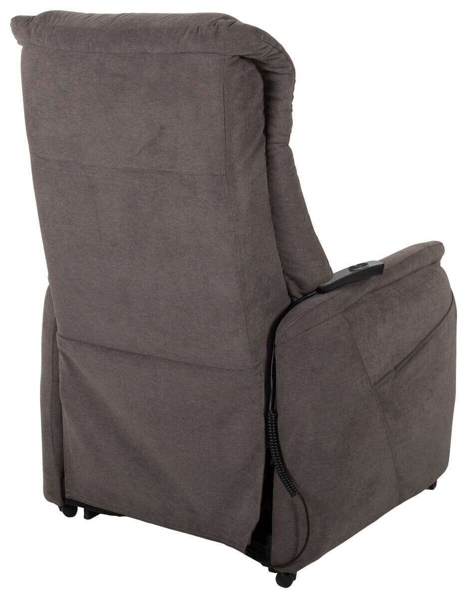 TV-Sessel Ronda graubraun Webstoff B/H/T: ca. 79x116x85 cm