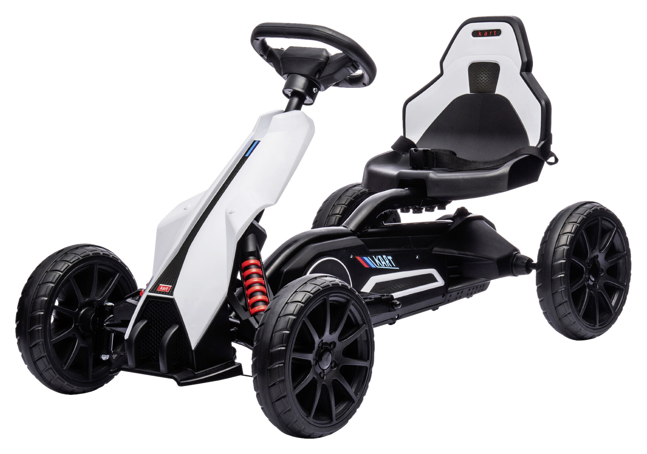 HOMCOM Kinder Elektro Gokart weiß B/H/L: ca. 58x58,5x100 cm