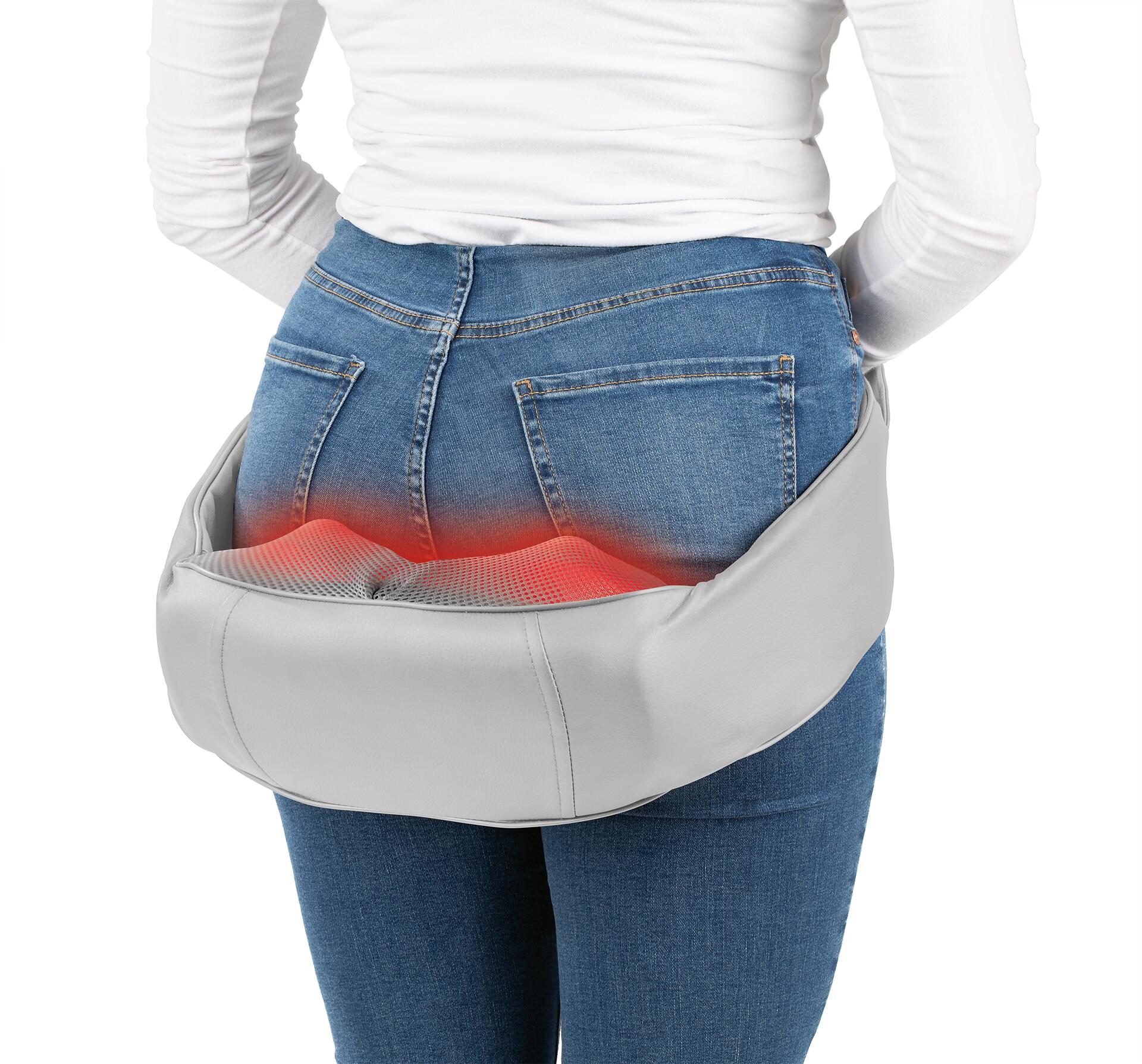 CLEANmaxx Shiatsu-Massagegerät grau lila