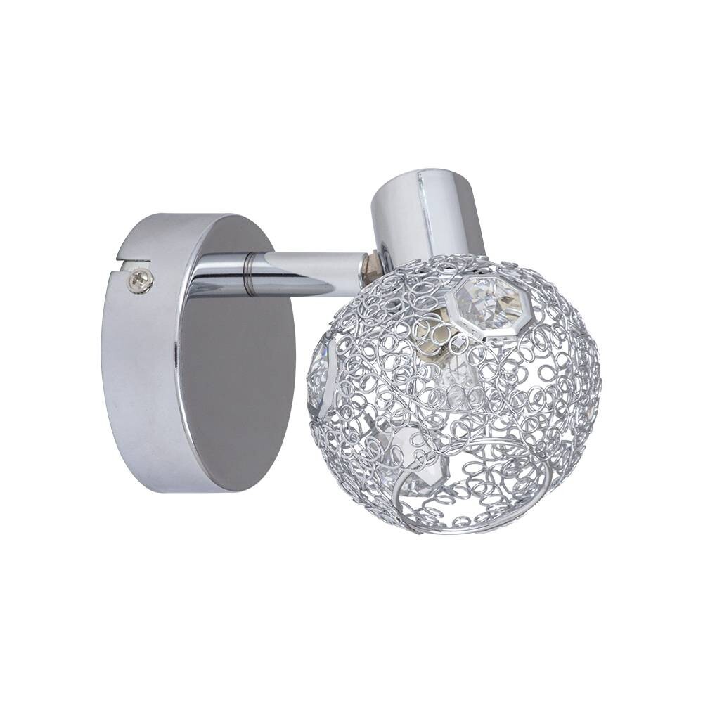 SPOT Light Spotbalken Lena Chrom Metall B/H/T: ca. 8x12x8 cm G9 1 Brennstellen