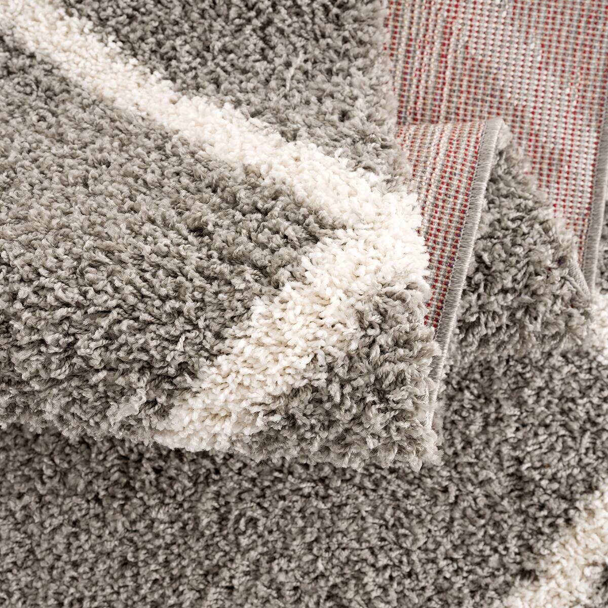 Sanat Hochflorteppich MADRID hellgrau D: ca. 200 cm