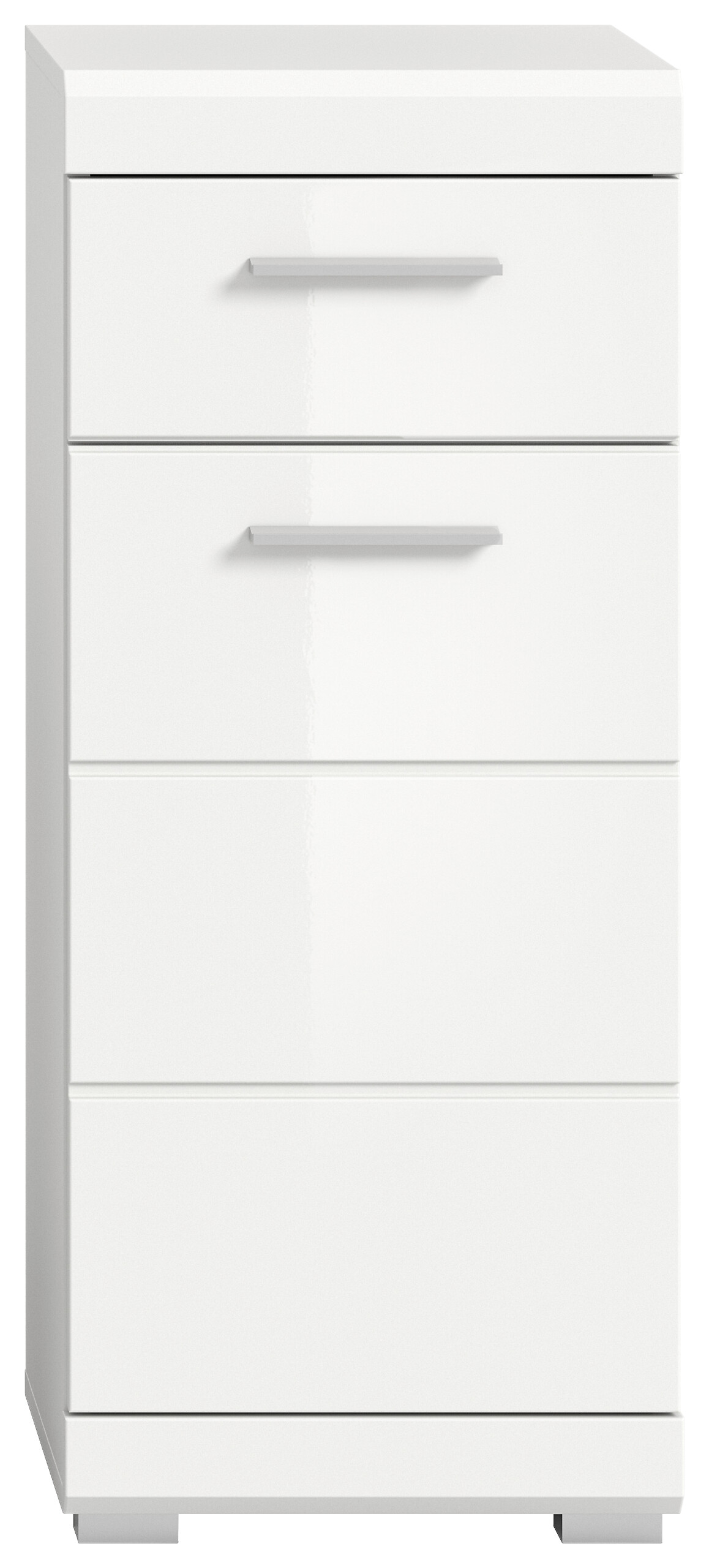 Schrank Scout weiß weiß Hochglanz B/H/T: ca. 37x88x31 cm
