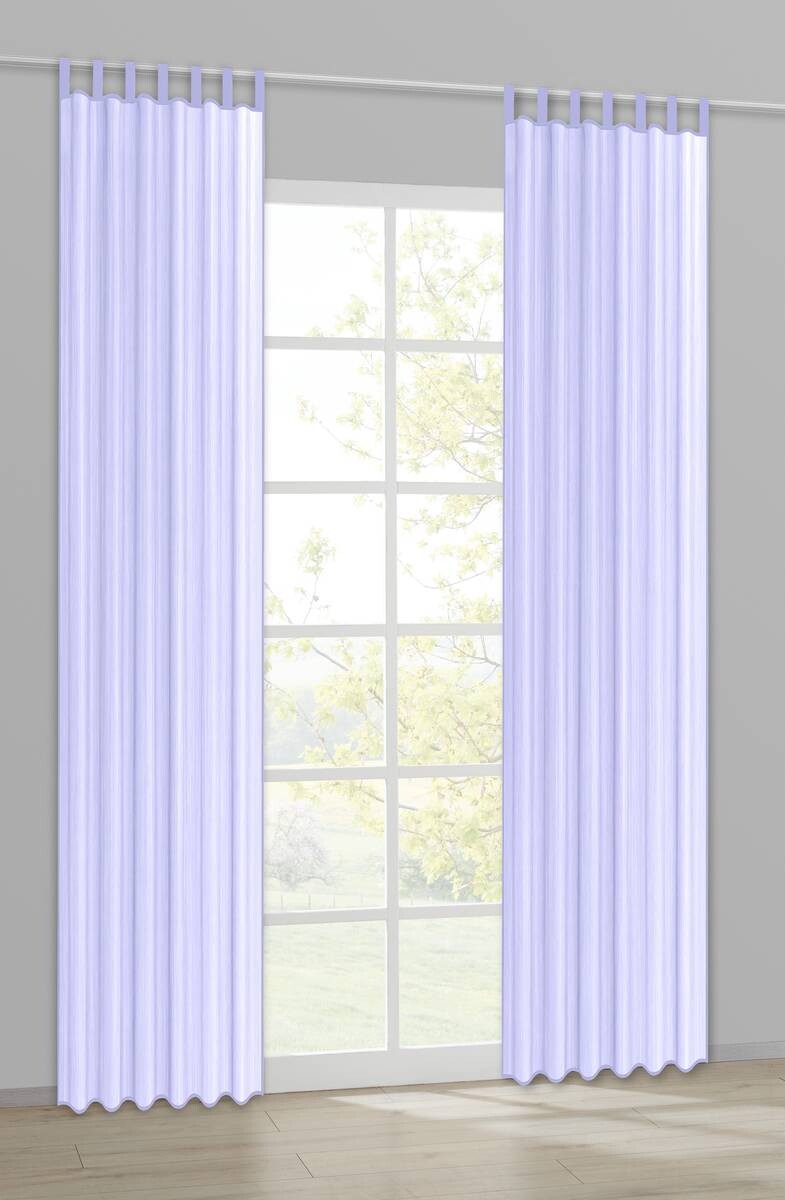 Sensation Schlaufenvorhang Look flieder B/L: ca. 140x235 cm