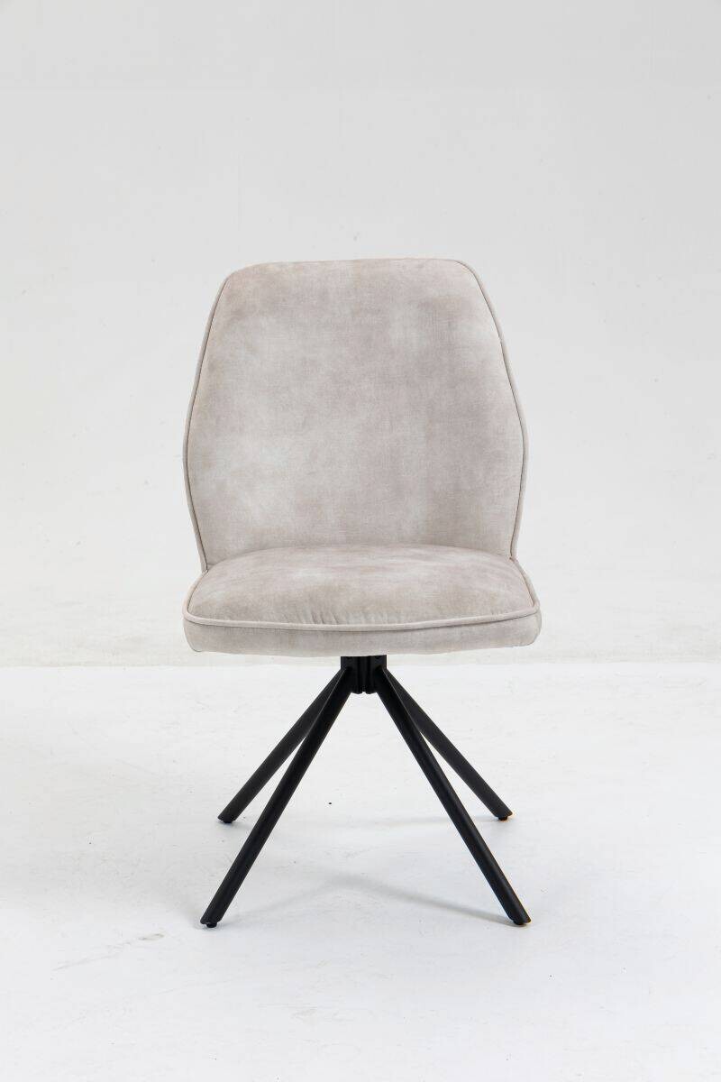 Stuhl Mailand weiß Microfaser B/H/T: ca. 53x89x64 cm