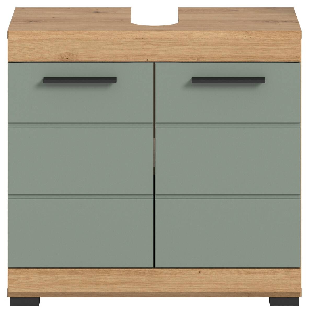 Waschbeckenunterschrank Scout Eiche Artisan Nachbildung salbei Nachbildung B/H/T: ca. 60x56x34 cm