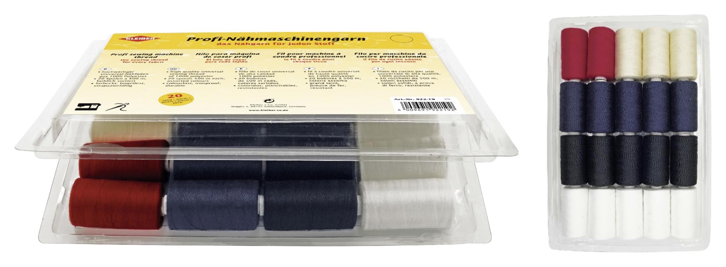 Twister Nähmaschinengarn sortiert 20 Packstücke