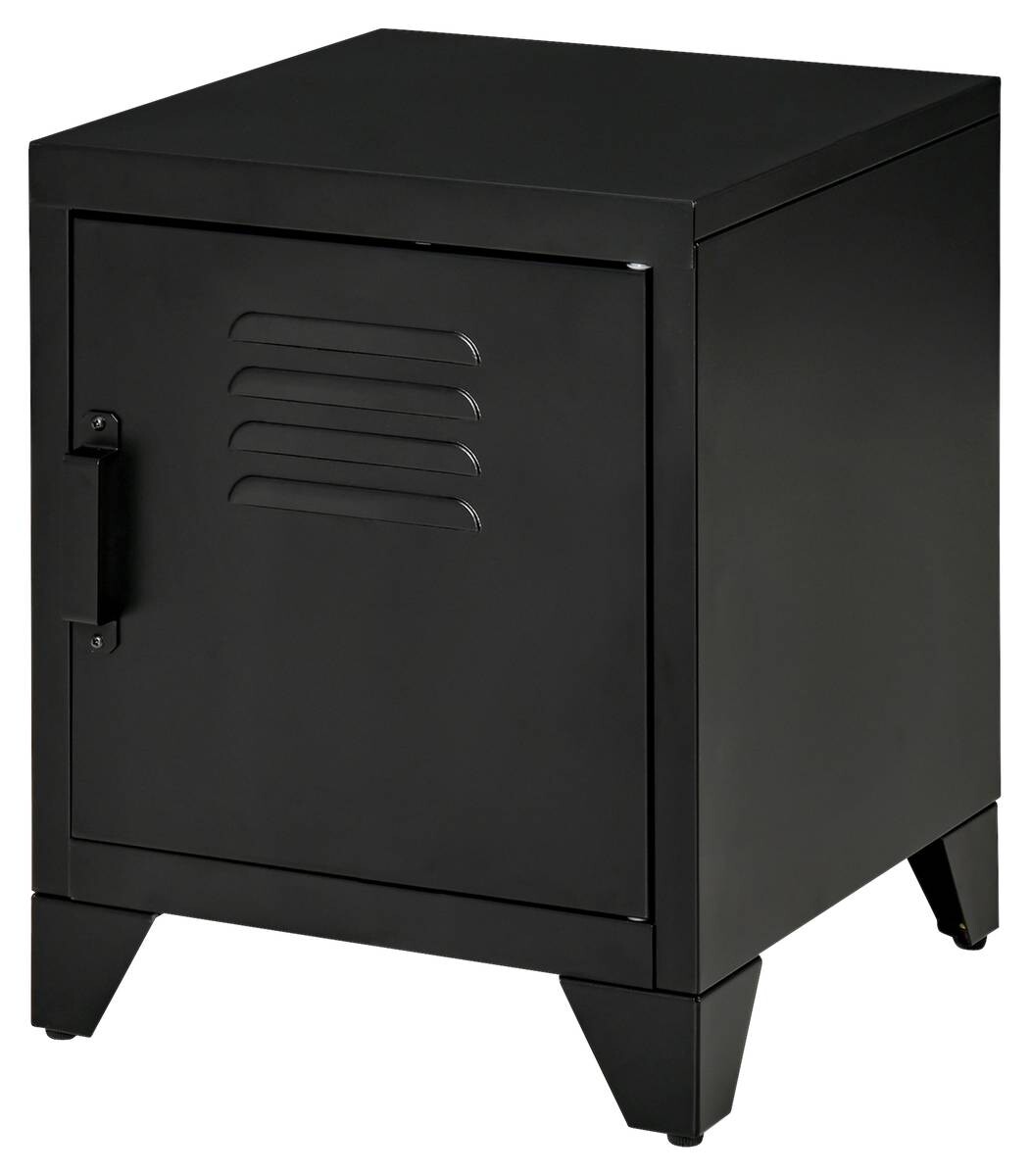 Nachtkonsole 831-429BK schwarz B/H/T: ca. 40x50x40 cm