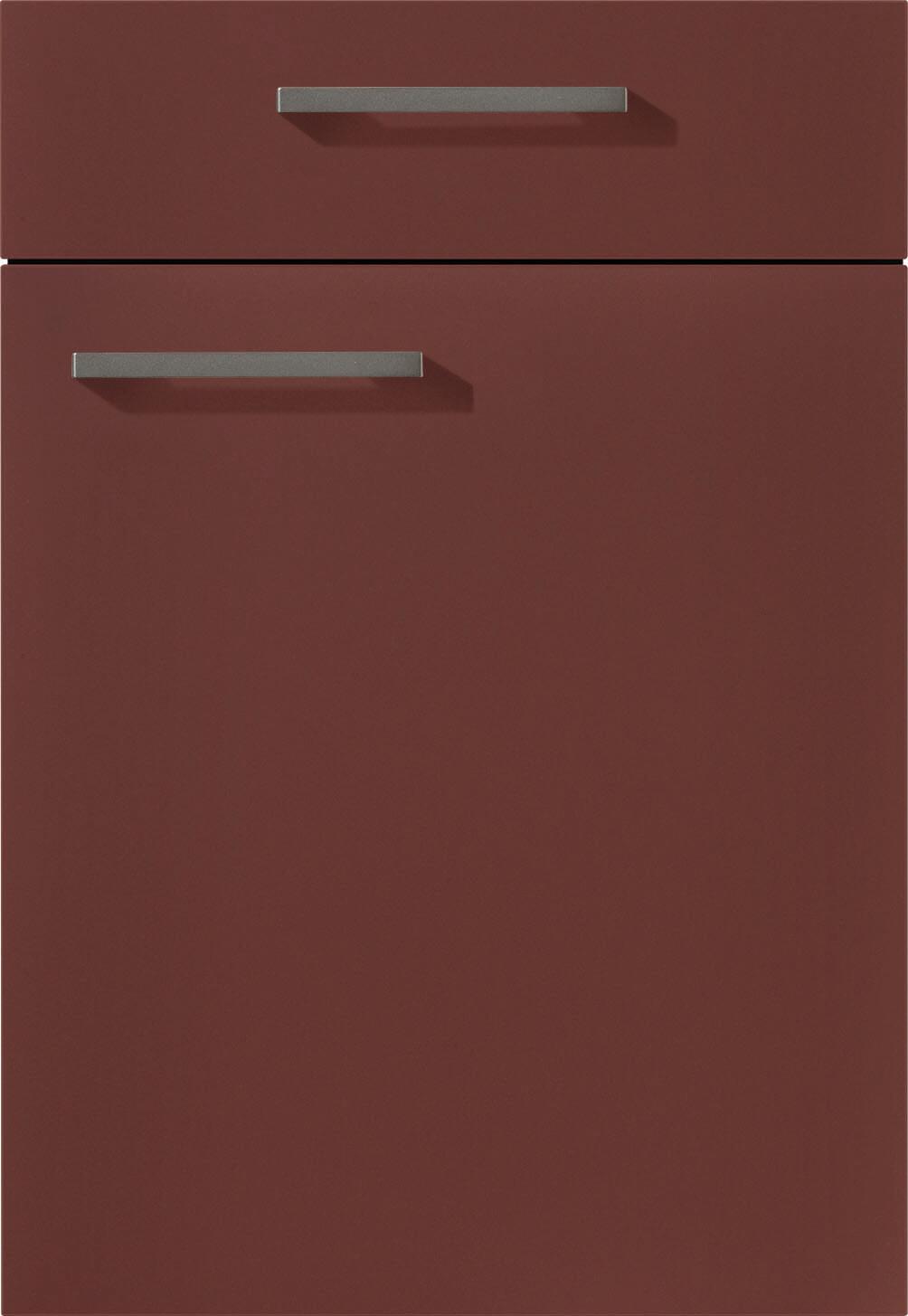 nobilia Inselküche Easytouch Mineralgrün Lacklaminat B/T/L: ca. 272x60x262 cm