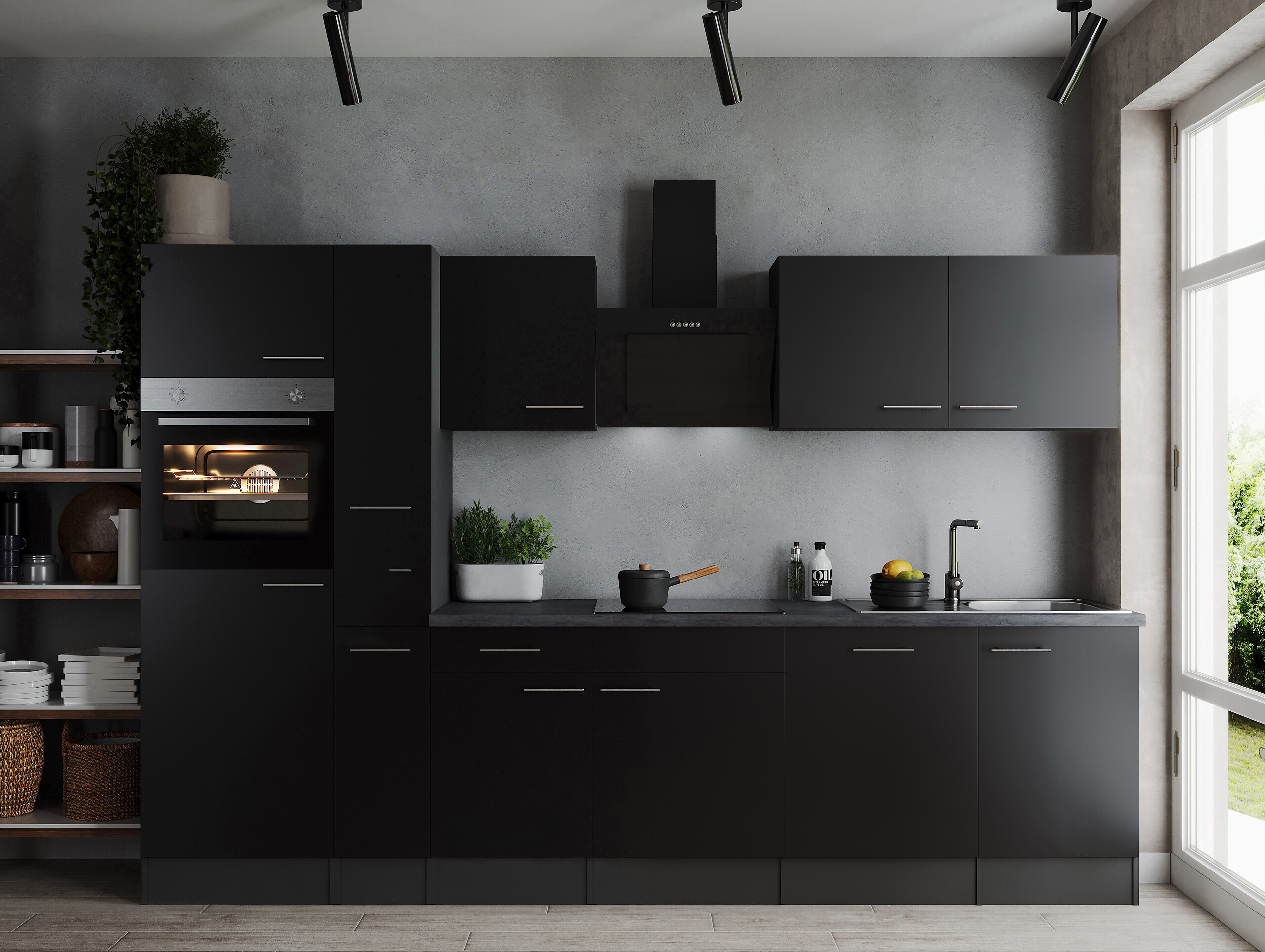 Küchenblock Oliver B/H/T: ca. 310x205x60 cm