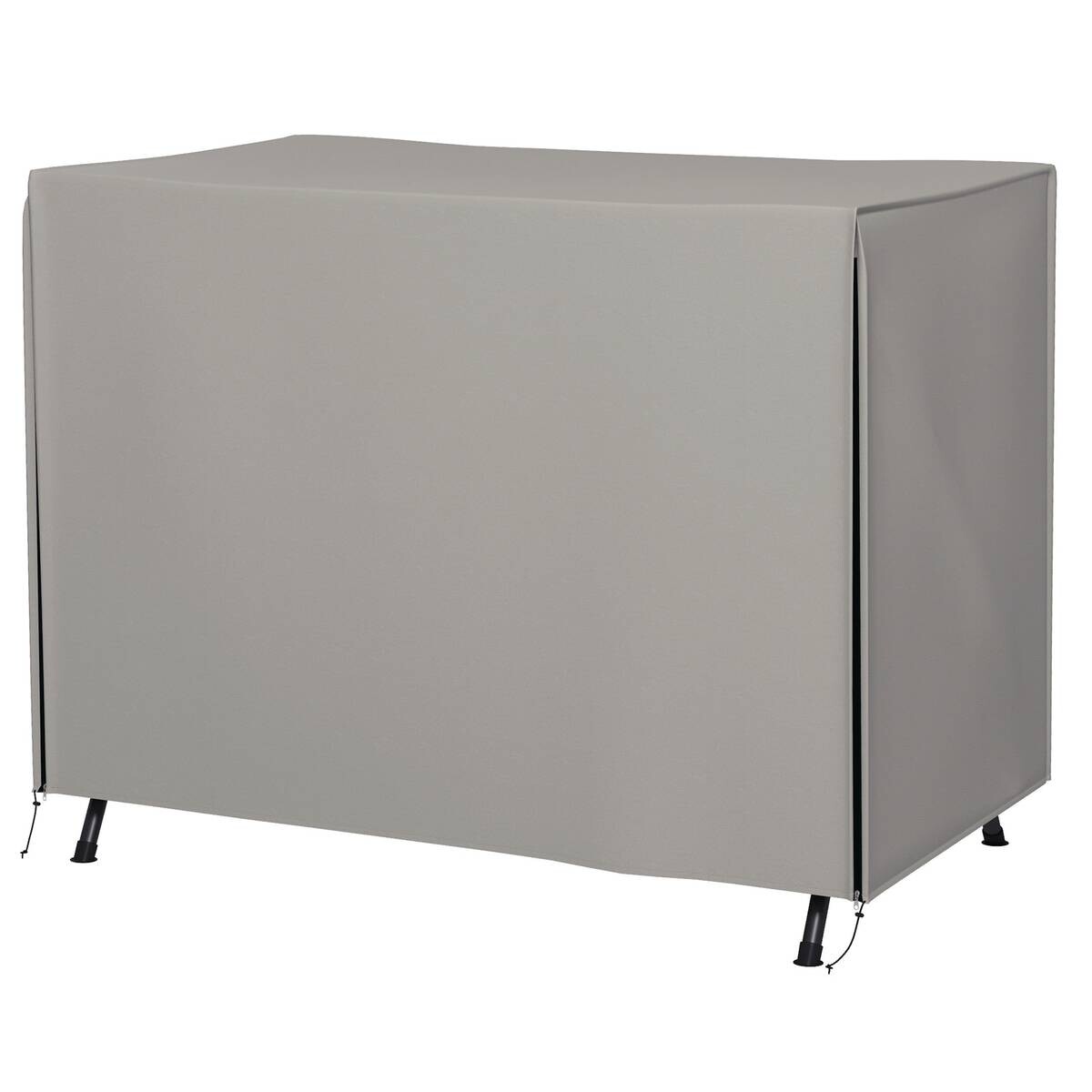 Outsunny Abdeckplane grau Polyester B/H/L: ca. 124x205x164 cm