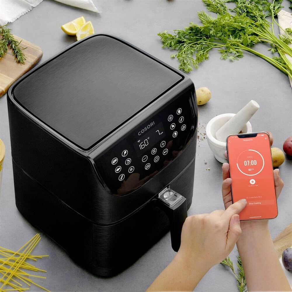 Cosori Heißluftfritteuse CS158-AF-RXB schwarz Kunststoff B/H/L: ca. 30x30x32 cm ca. 5,5 l