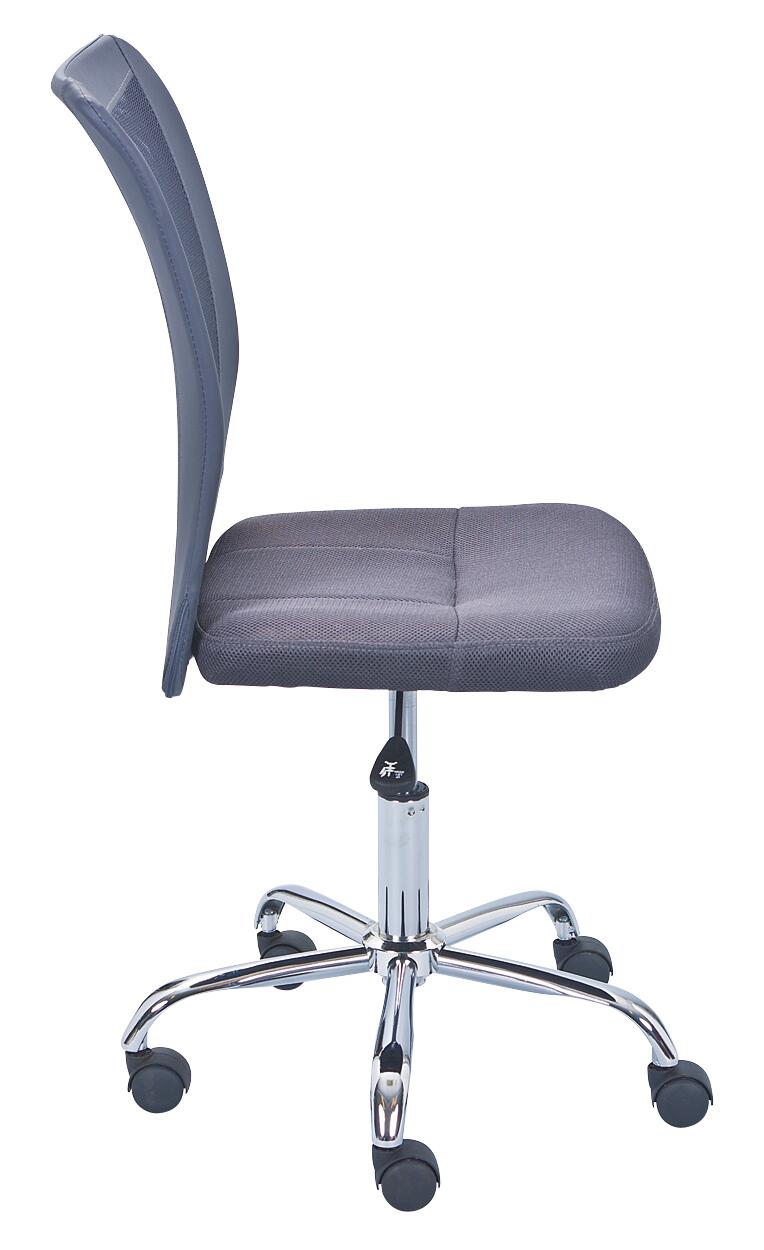 Drehstuhl Bonnie grau Kunststoff Metall