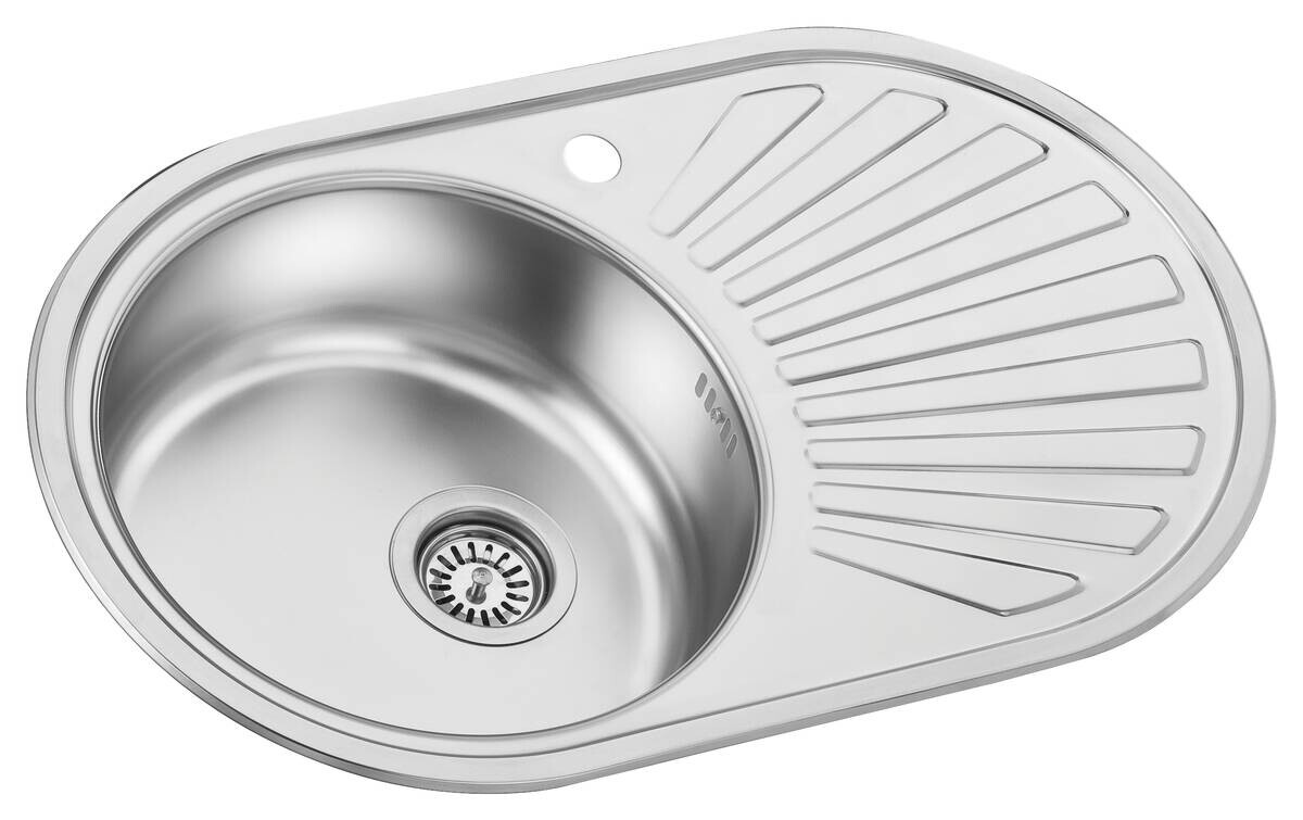 Quellmalz Einbauspüle Verona Edelstahl Edelstahl B/H/T: ca. 78x16x48 cm