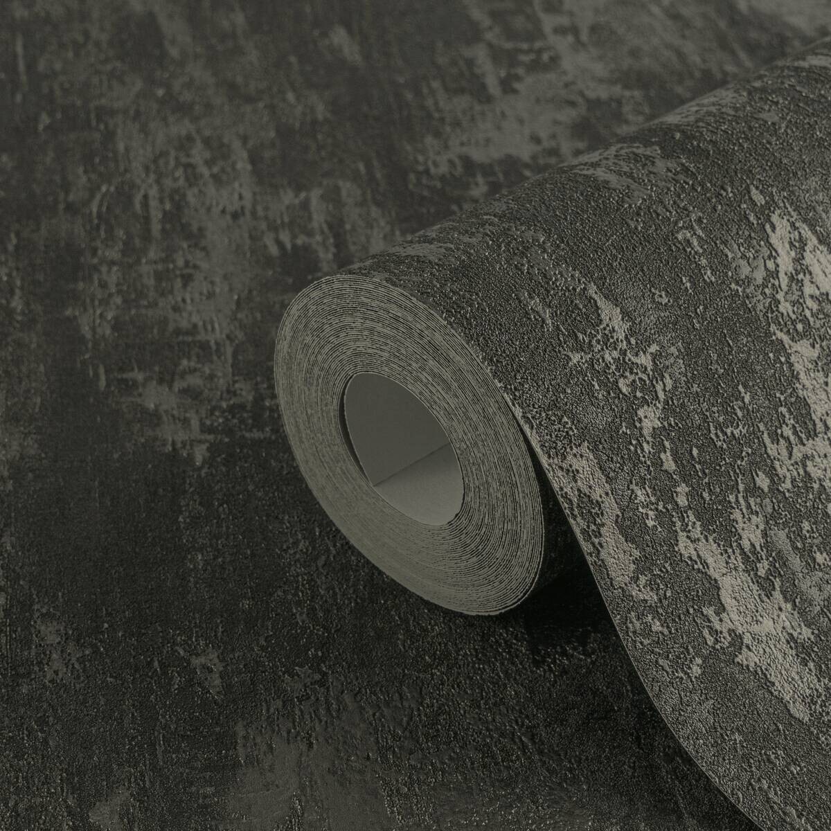 A.S.Creation Vliestapete Glänzend grau B/H/D: ca. 53x1005x9 cm