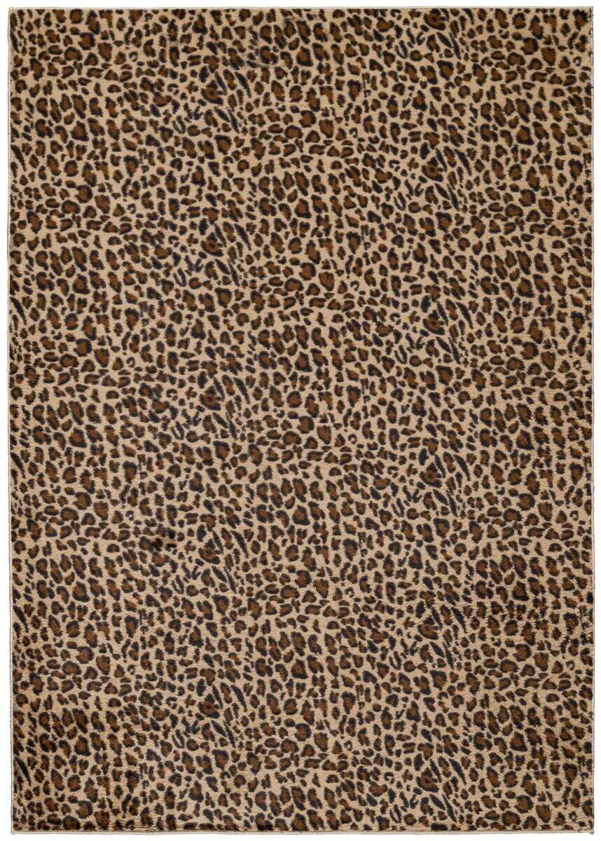 Fellimitat Leo braun B/L: ca. 120x160 cm