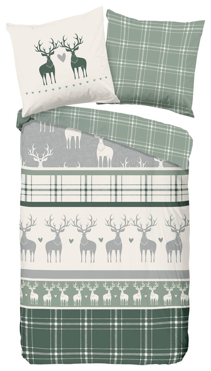 Baumwoll Bettwäsche Bjirk Flanell