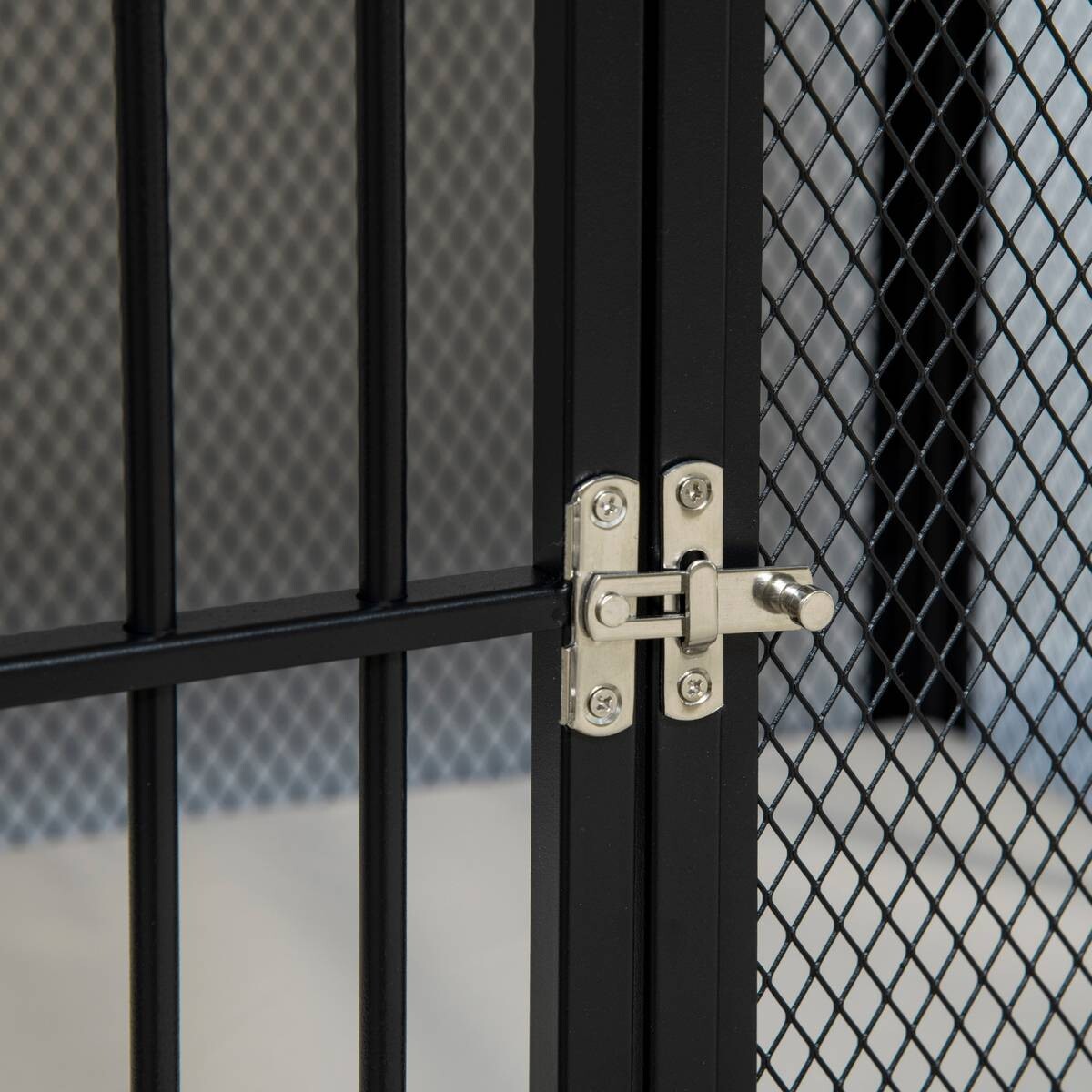 PawHut Hundekäfig Eiche PVC B/H/L: ca. 55x71x80 cm