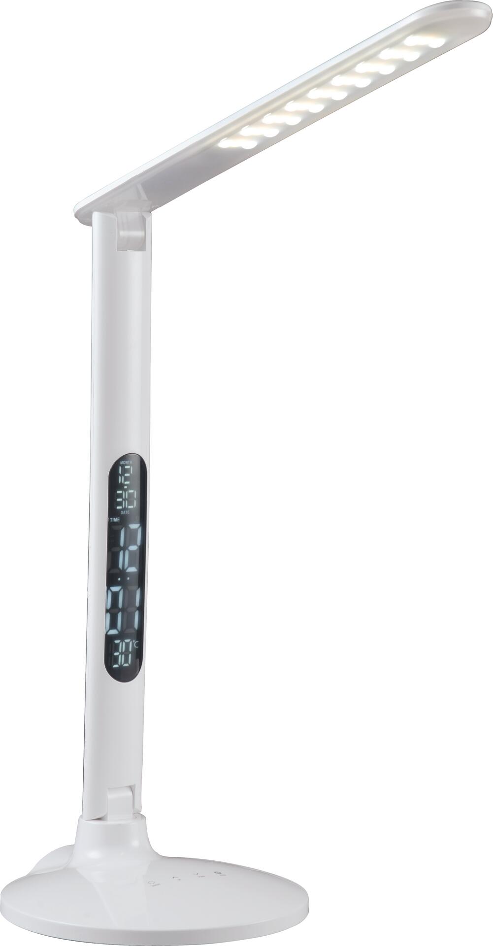 POCOline Tischleuchte Time weiß Kunststoff B/H: ca. 19x50 cm