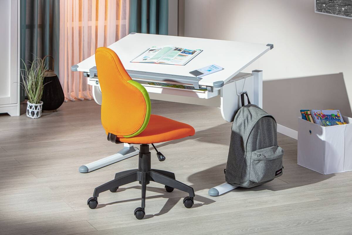 Drehstuhl Jessi orange grün