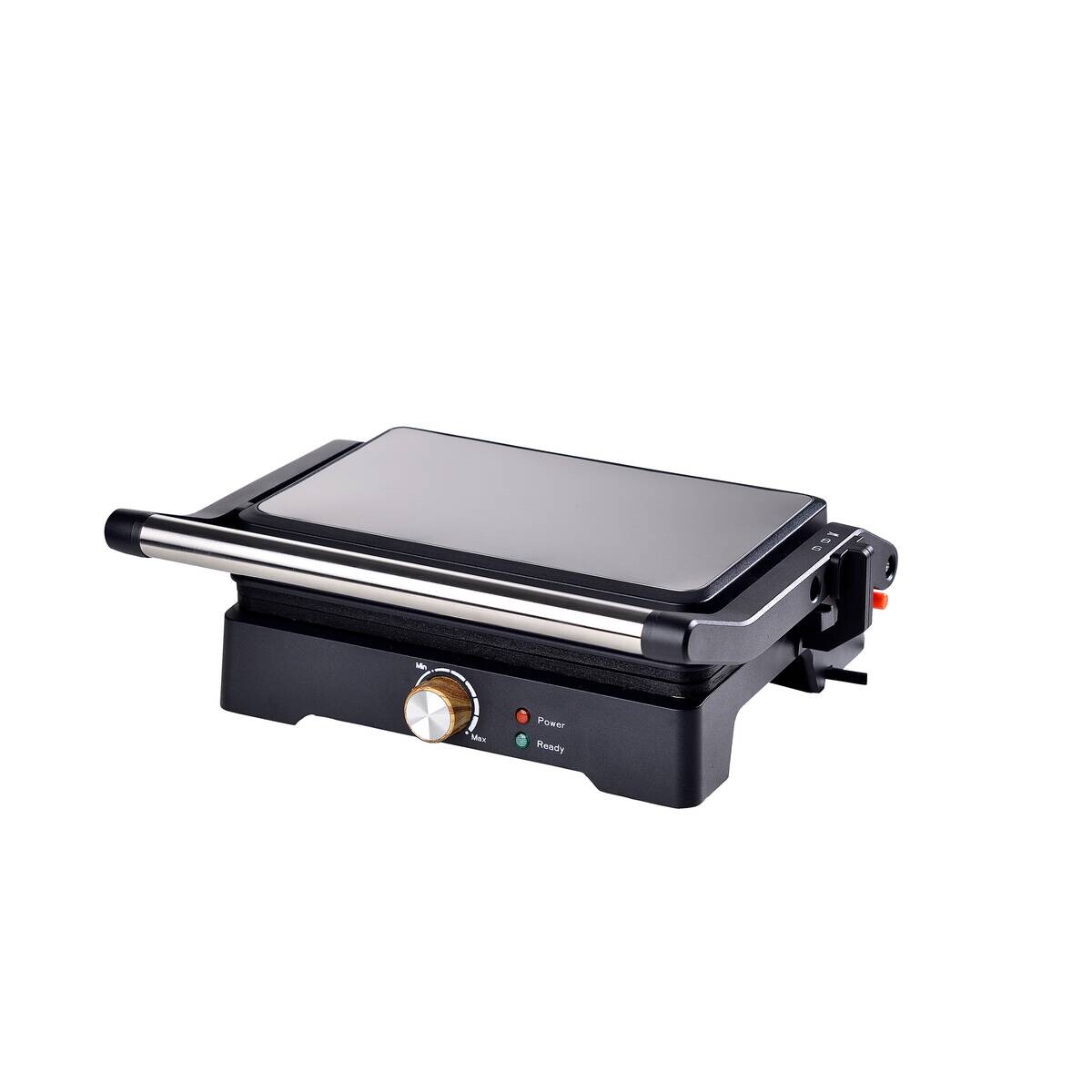 BERGNER Kontaktgrill silber Aluminium B/H/L: ca. 15,5x32x36,5 cm