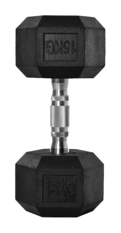 HOMCOM Kurzhantel schwarz Gummi B/H/T: ca. 15,5x10,4x15,5 cm