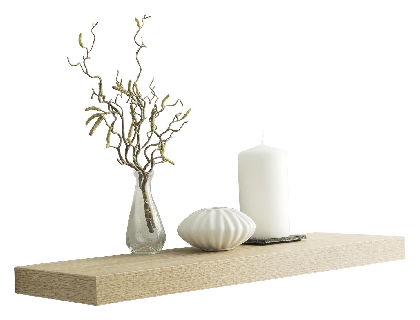 Wandboard Shelvy 60 Eiche Sonoma Nachbildung B/H/T: ca. 60x4x24 cm