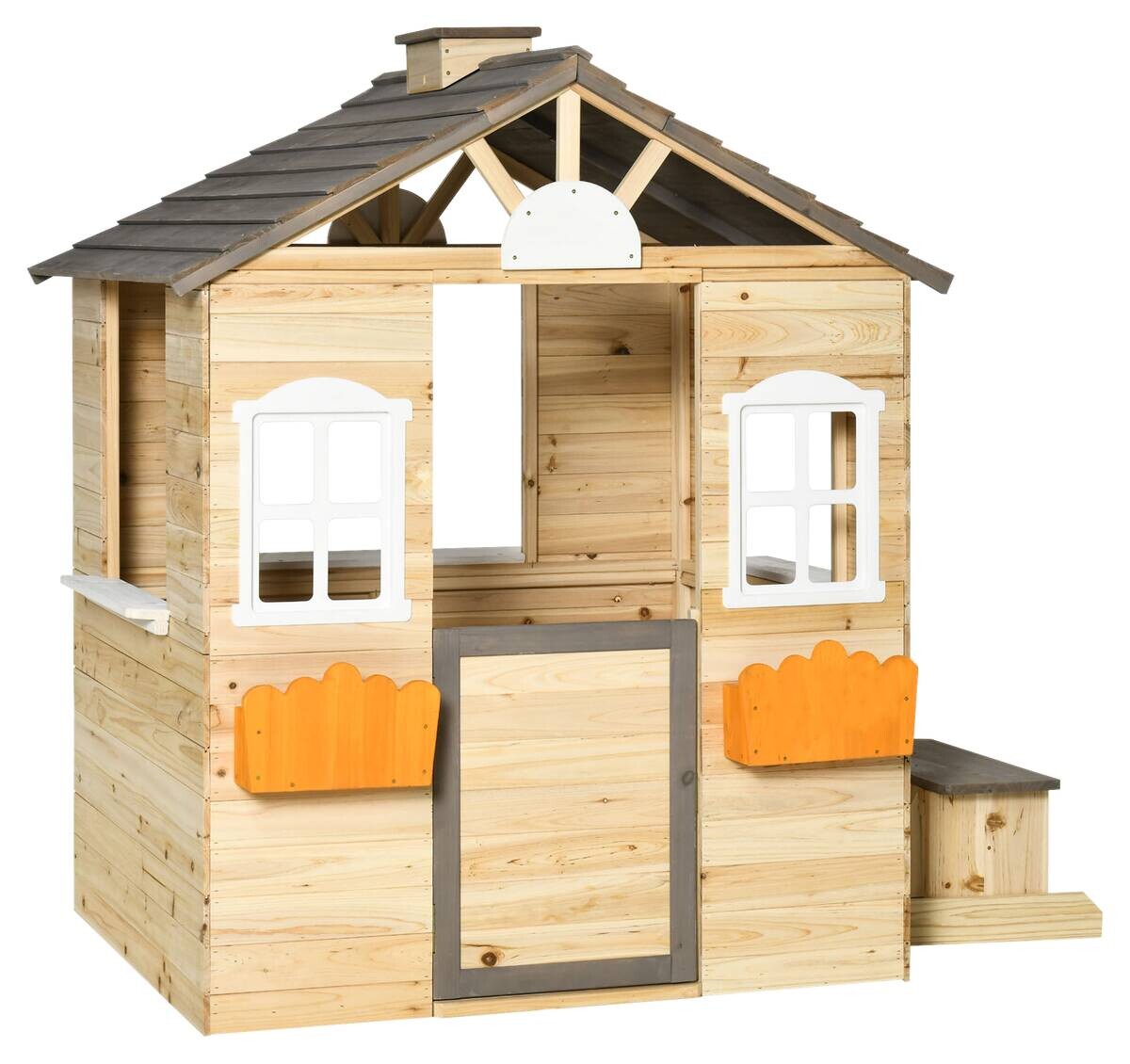 Outsunny Outdoor-Spielzeug grau B/H/L: ca. 94x113x134,5 cm