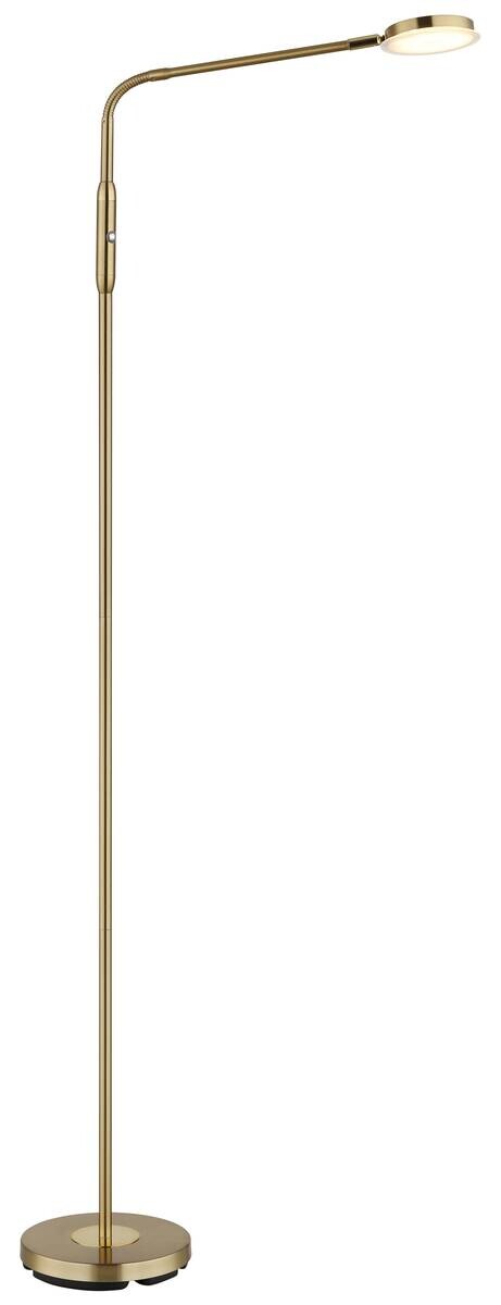 GLOBO Stehleuchte messing Metall B/H/L: ca. 20x173x52 cm 1 Brennstellen