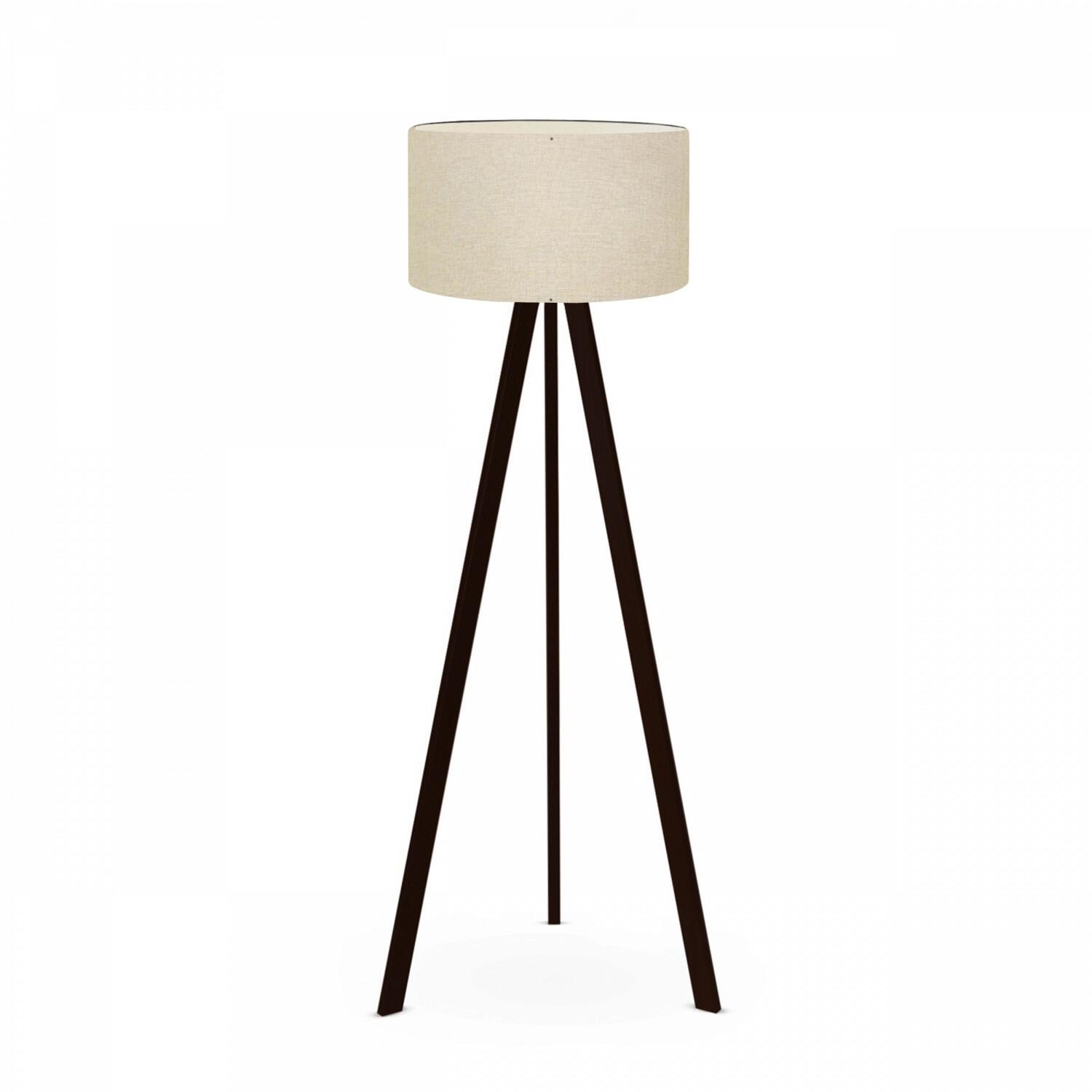 Opviq Stehleuchte PVC MDF B/H/T/L/D: ca. 38x140x38x38x38 cm E27 1 Brennstellen