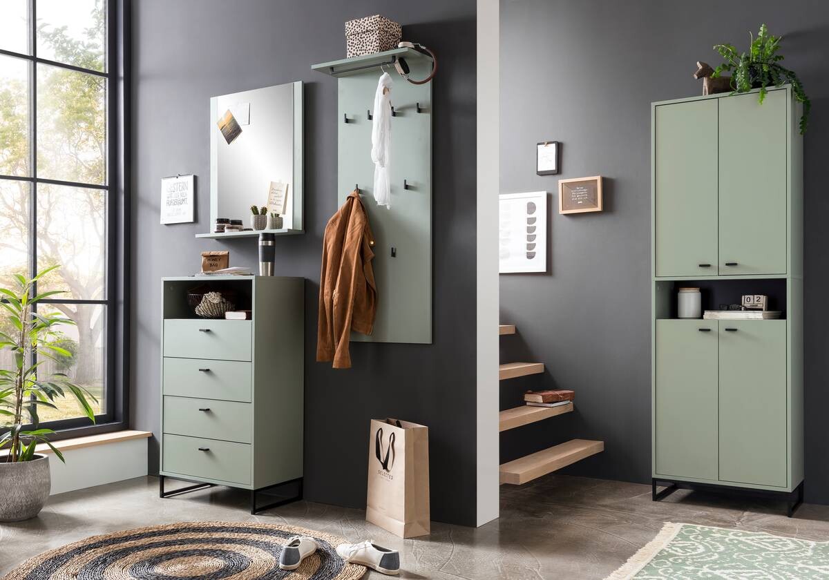 Midischrank Janne Pistazie B/H/T: ca. 60,2x103,9x33 cm Midischrank Janne Pistazie B/H/T: ca. 60,2x103,9x33 cm