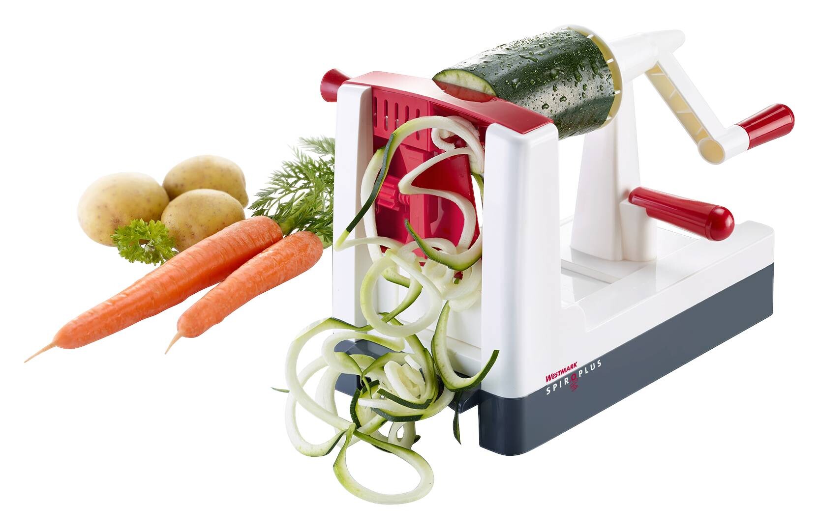 Westmark Gemüseschneider Spiro Plus weiß Kunststoff
