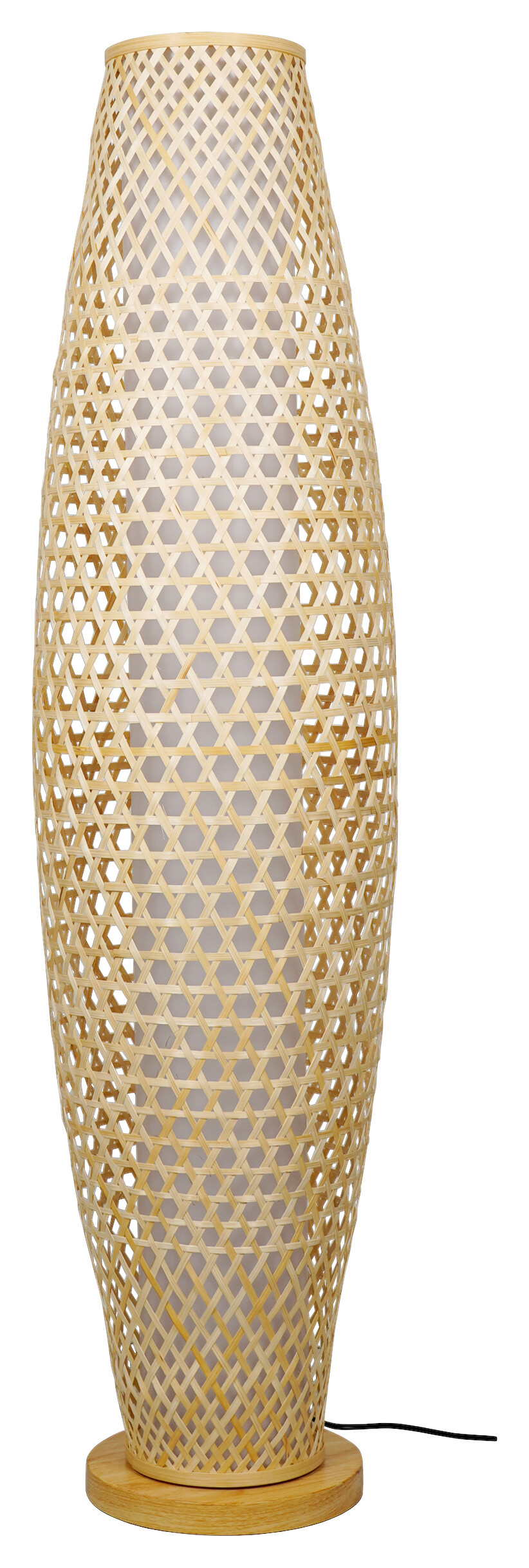 POCOline Stehleuchte Amaya Bambus H/D: ca. 120x30 cm E27 1 Brennstellen
