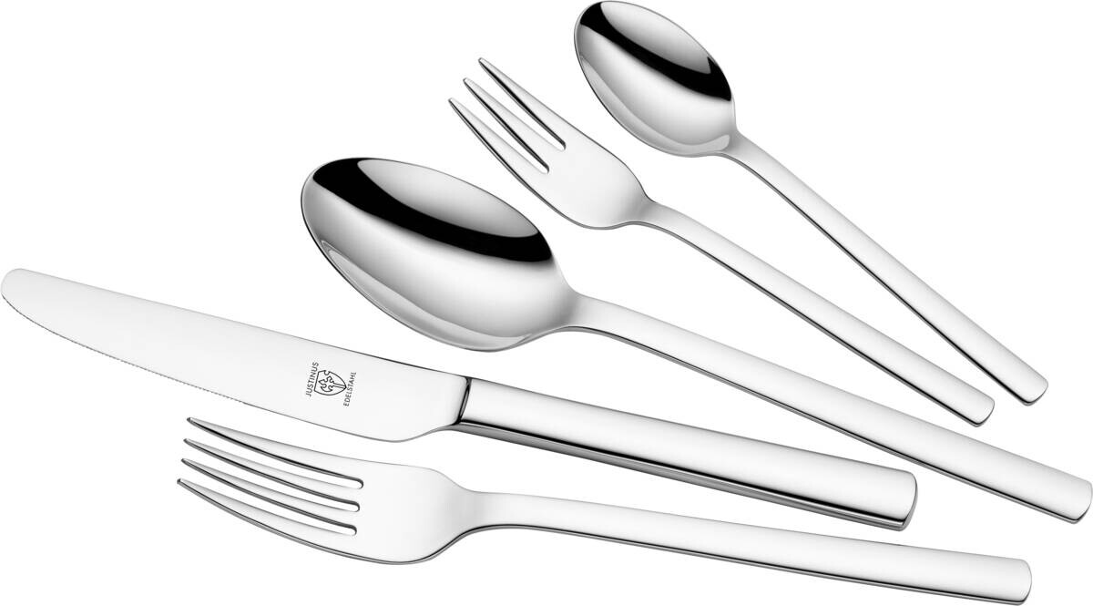 JUSTINUS Besteckset silber Edelstahl 30 tlg.