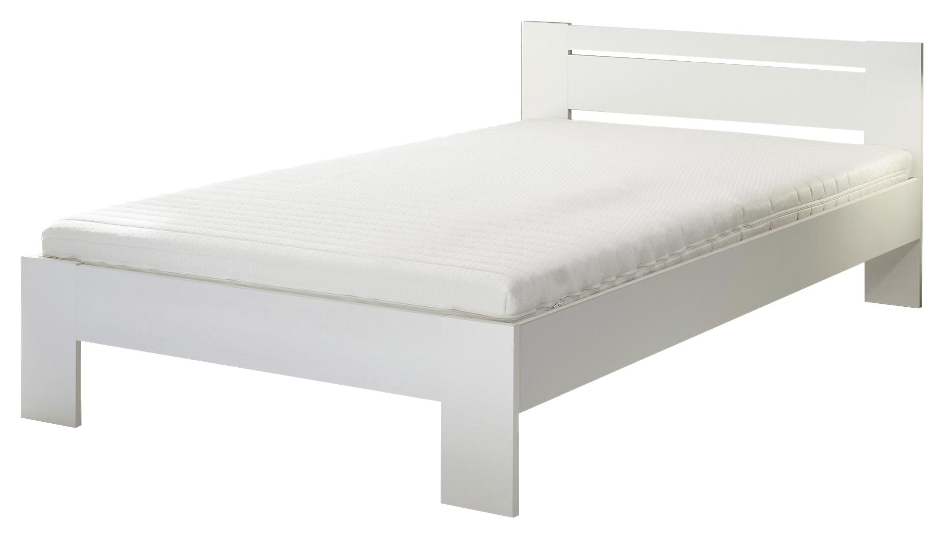 Futonbett Cannes weiß Liegefläche B/L: ca. 120x200 cm