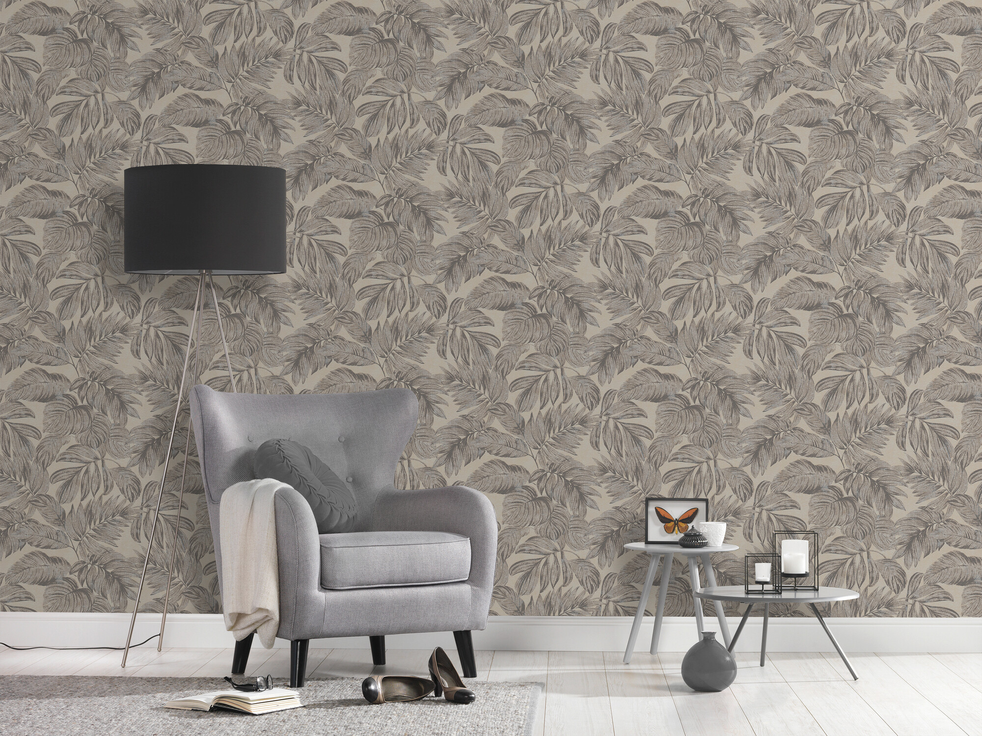 A.S.Creation Vliestapete beige grau B/H/D: ca. 53x1005x10 cm