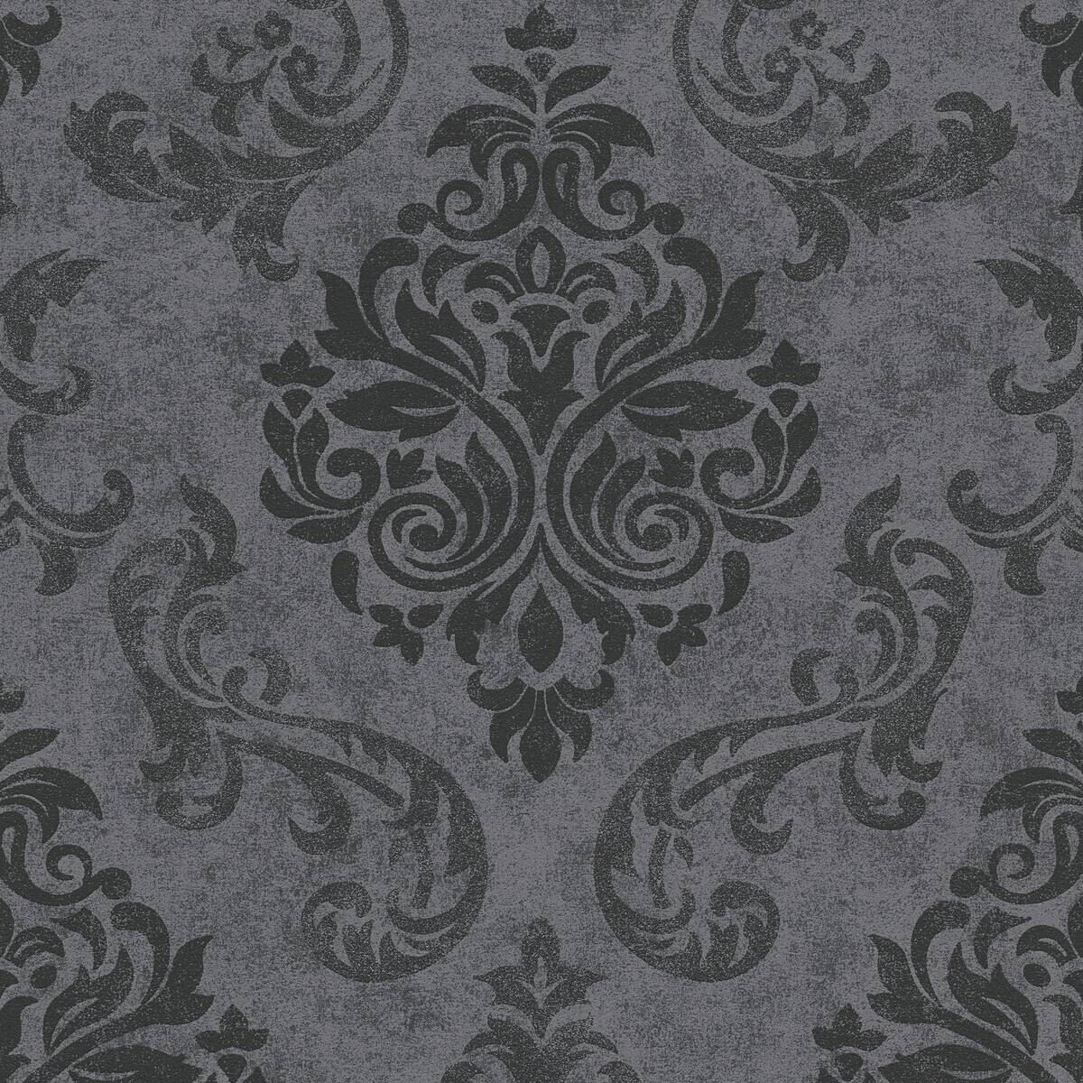 A.S.Creation Tapete schwarz grau B/H/D: ca. 52x250x7,5 cm