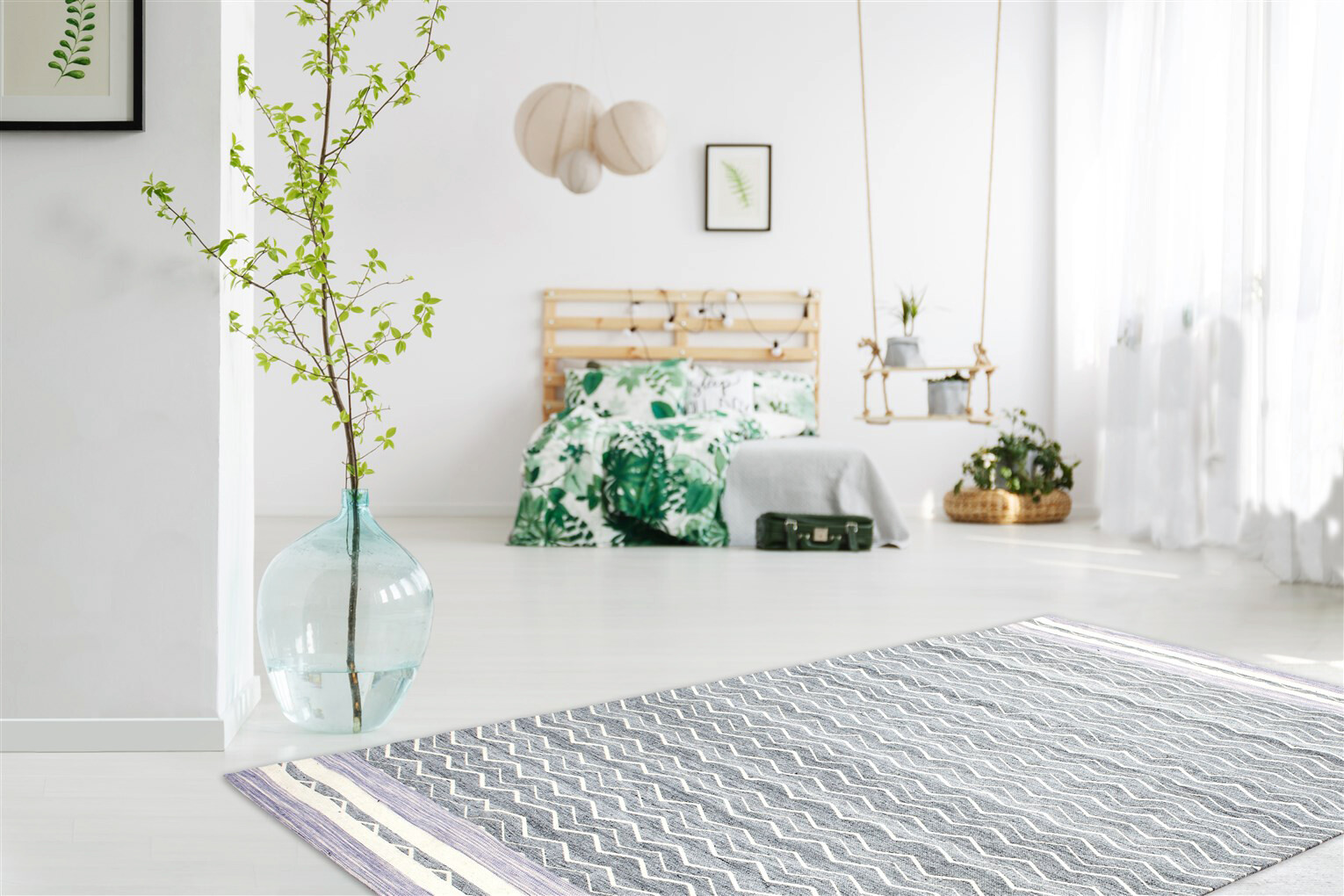 Kayoom Kurzflorteppich Mirage 110 violett B/L: ca. 160x230 cm