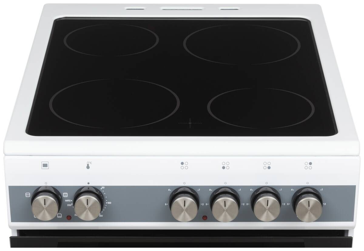 TELEFUNKEN Stand-Elektroherd TF-FS-5060-K4 weiß B/H/T: ca. 50x85x60 cm