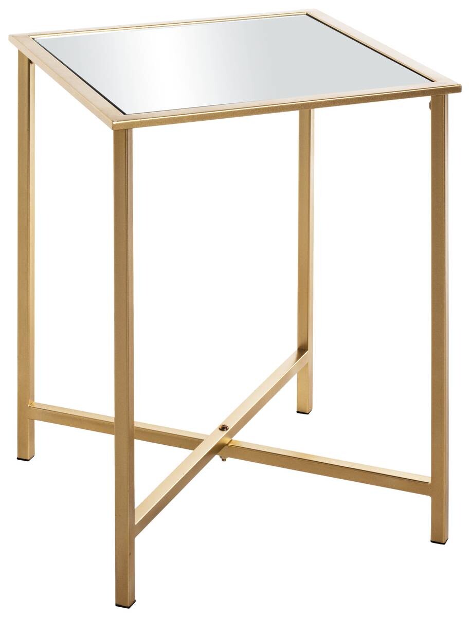 Beistelltisch  gold Optik Metall B/H/T: ca. 39x53x39 cm