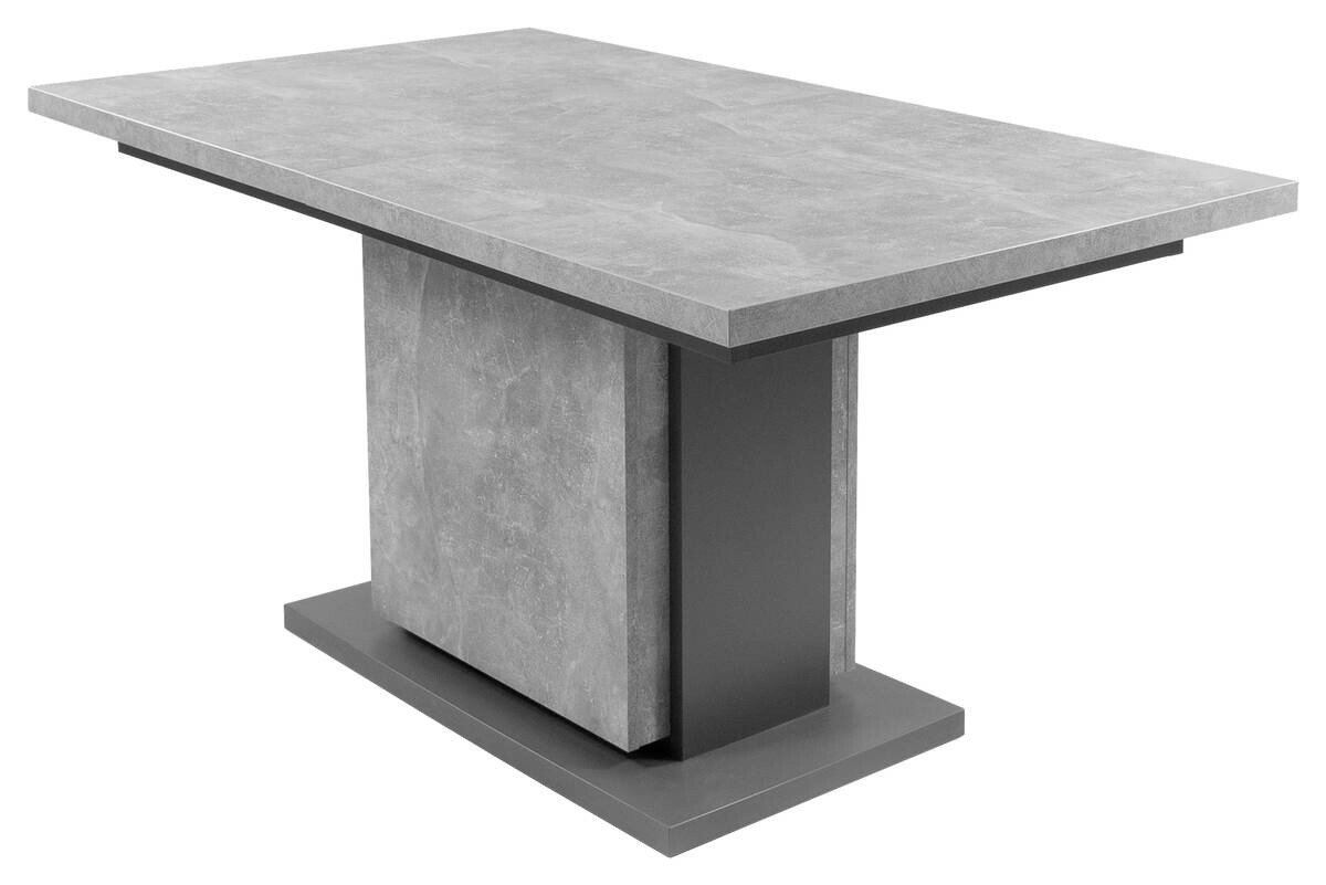 Tisch BRITTA Beton Optik anthrazit B/H/T: ca. 140x75x80 cm