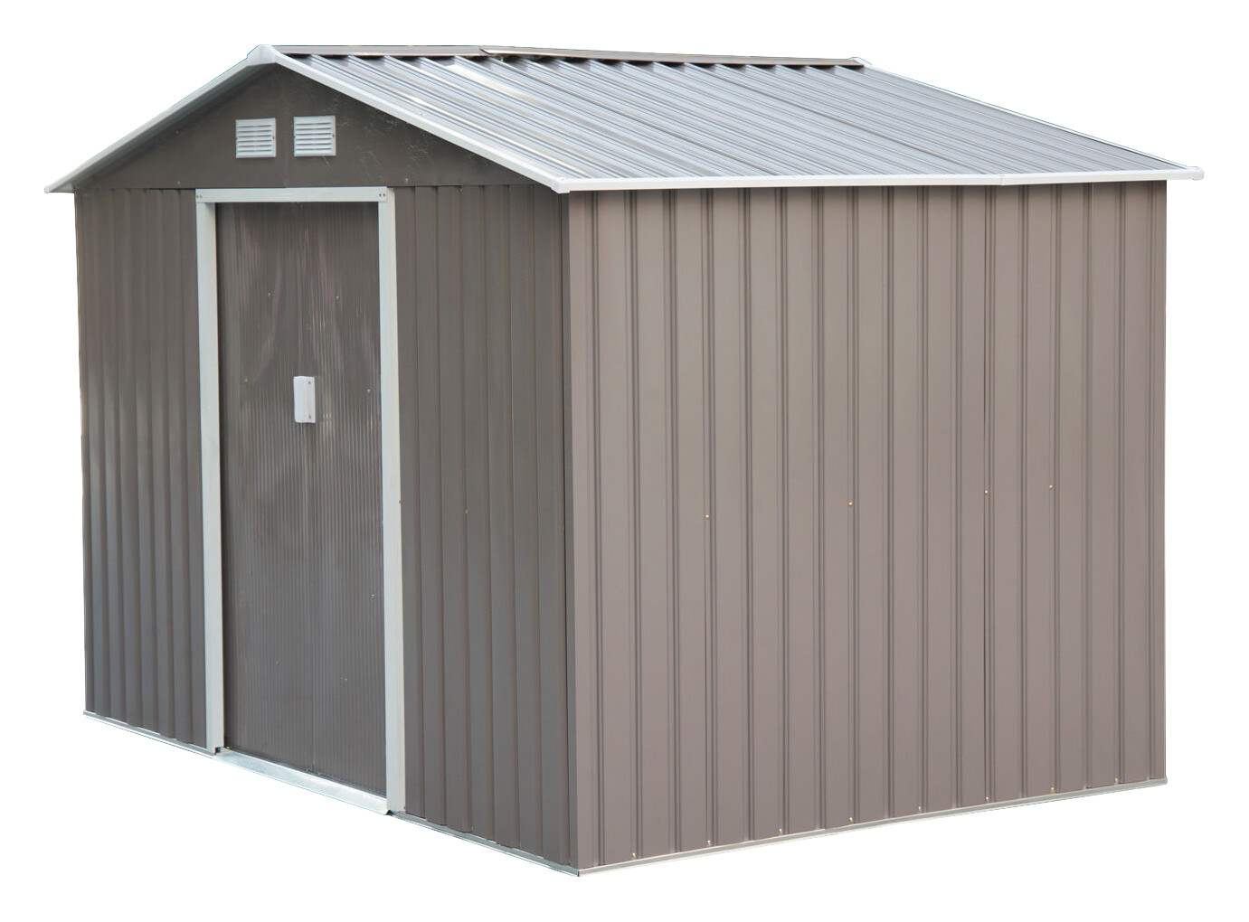 Outsunny Gartenhaus grau B/H/L: ca. 181x192x277 cm