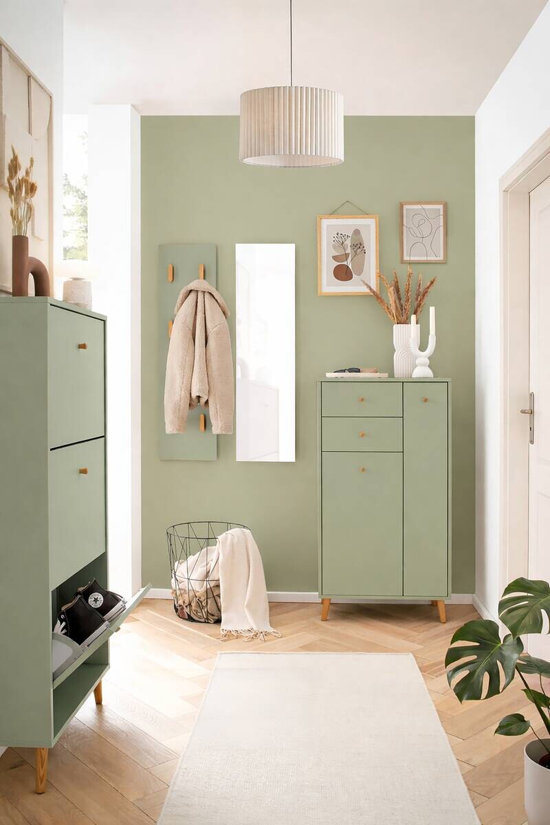 Hakenleiste Bjarne Pistazie B/H/T: ca. 30x110,6x2,6 cm