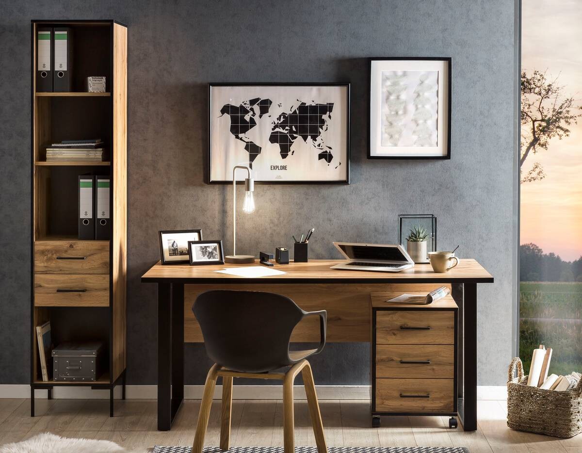 Rollcontainer Serie 2000 Eiche Landhaus Nachbildung B/H/T: ca. 40,1x57x50 cm Rollcontainer Serie 2000 Eiche Landhaus Nachbildung B/H/T: ca. 40,1x57x50 cm