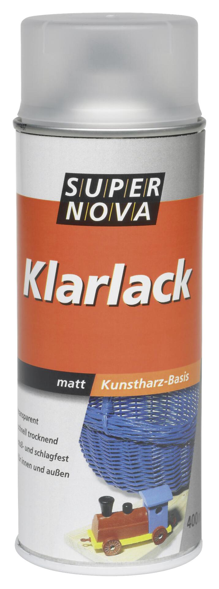 Super-Nova Klarlack Spray farblos matt ca. 0,4 l